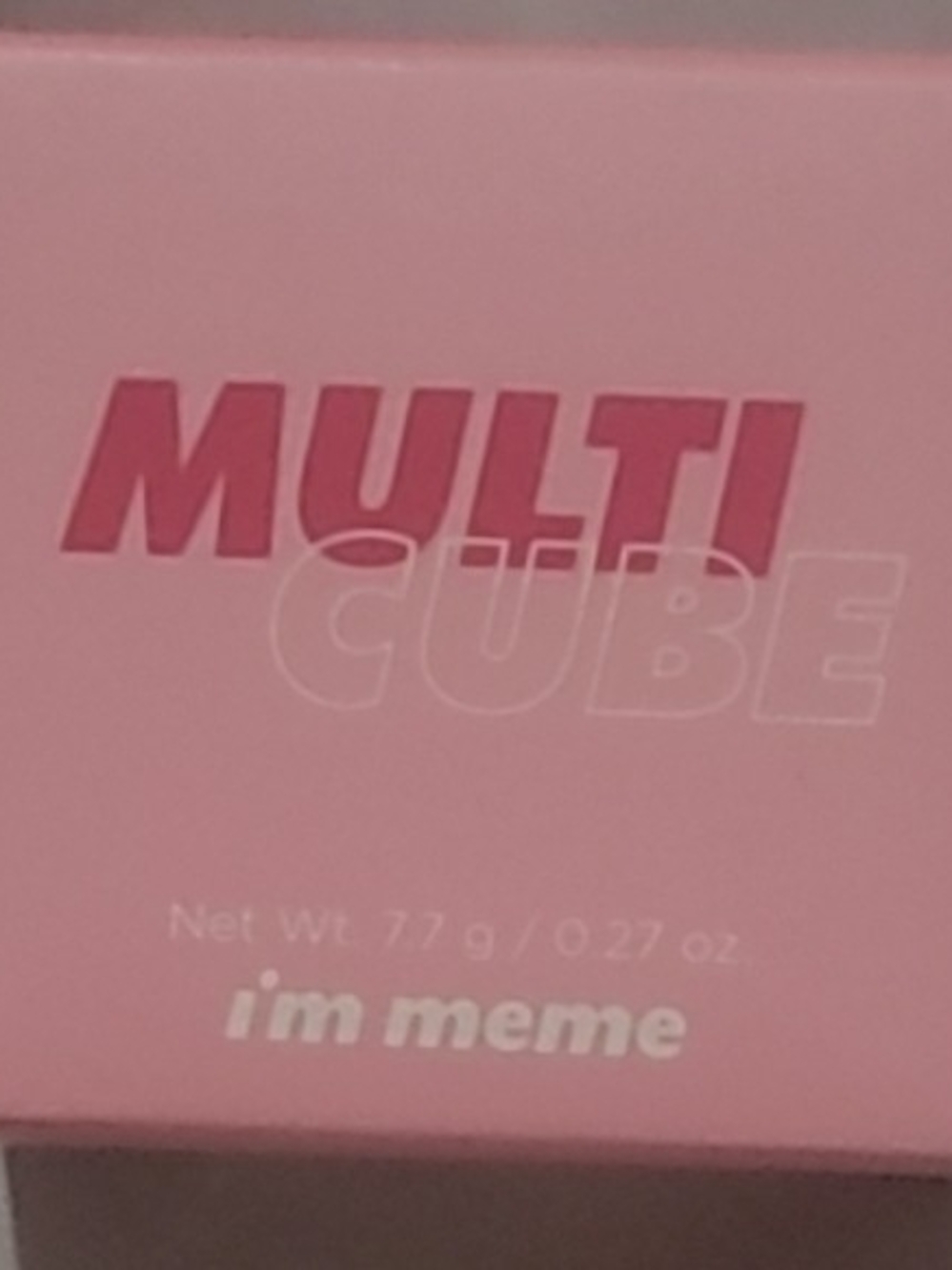 Meme Multi Cube Palette 01 Sweet Pink: .27 oz